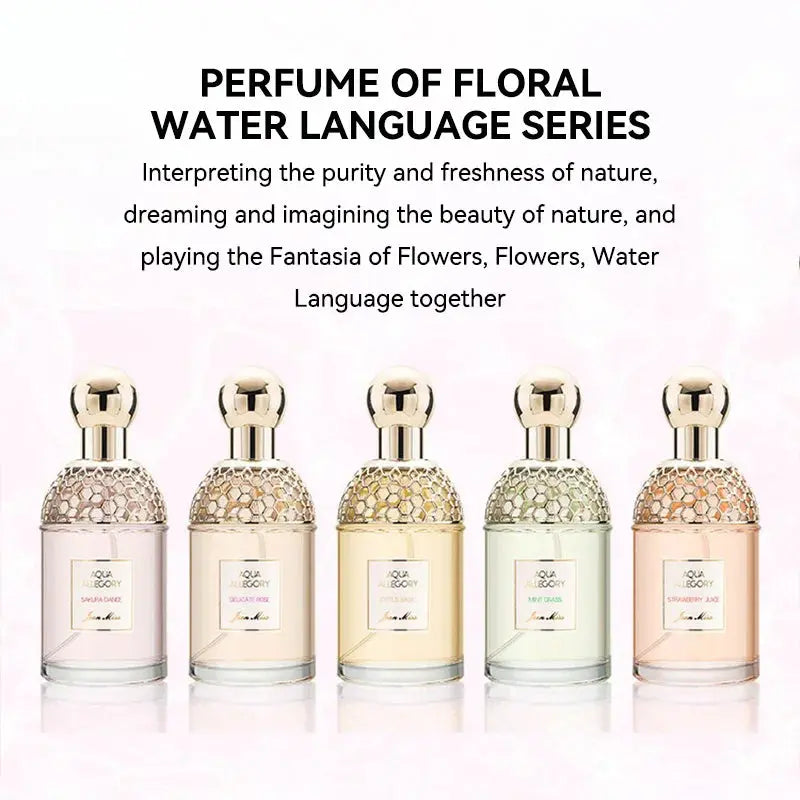 Flower Language perfume Original brand perfume Flower Language Women's perfume has a fresh, natural and long-lasting floral and fruity scent. Perfumes
